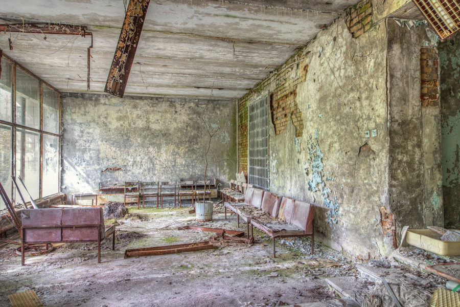 Abandoned scenes in Pripyat